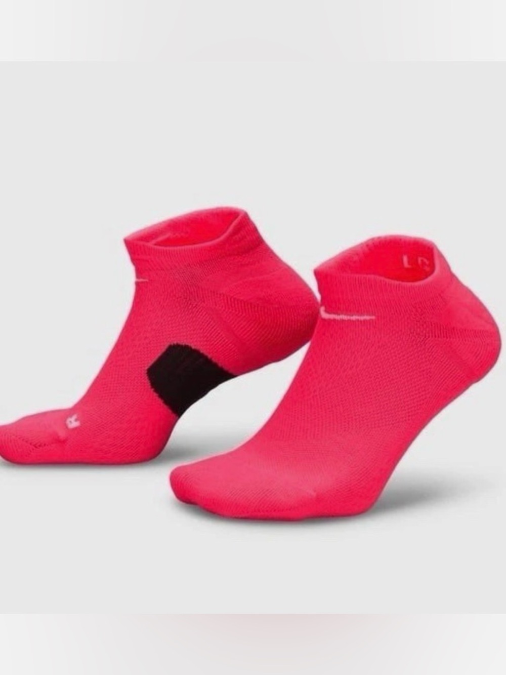 NWT Nike Midweight Running Socks, Hot Pink, Size Large